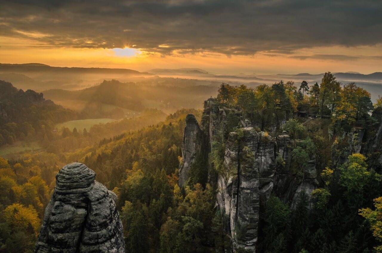 Landhaus Waltersdorf - Pool & Wellness Bad Schandau Bagian luar foto